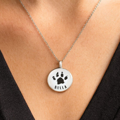 Collier urne funéraire pour cendres de chien...
